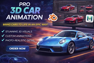 do 3d car animation, rendering, modeling car animation cgi vehicle animation pro