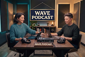 create ai podcast videos from your script with realistic ai hosts