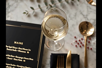 design luxury restaurant menu and premium bar menu