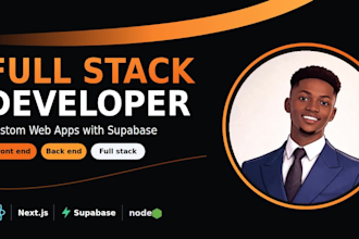 software development front end backend developer full stack developer supabase