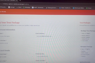build a modern responsive travel website