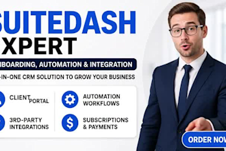 setup suitedash CRM client portal onboarding suitedash automation integration