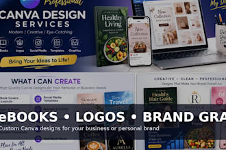 canva social media graphics templates and ebooks
