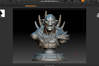 sculpt realistic 3d bust models for 3d printing