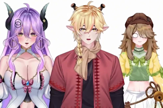 do live2d vtuber model vtuber rigging 3d furry vtuber avatar tabletop vtuber