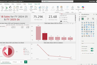 analyze data and build dashboards