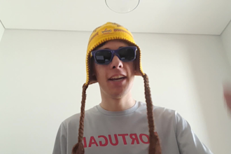 say anything you want me to say with a chocomel beanie
