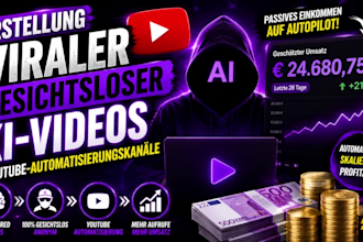 erstellung viraler, gesichtsloser ki videos, youtube automatisierungskanale