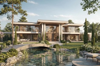 do interior and exterior design, 3d modeling, 2d floorplan with realistic render