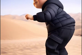 create a viral baby dancing funny video to promote your song or brand