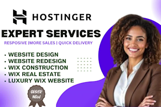 design wix real estate website wix construction website luxury wix website