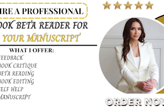 beta read critique your romance novel fantasy short story developmental editor
