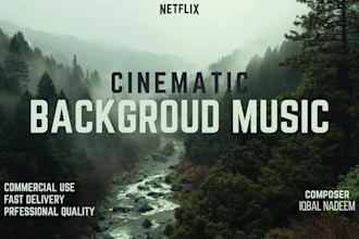 compose cinematic ambient background music