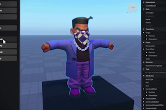 create custom roblox ugc accessories, hair, hats, clothing  and wearable 3d mode