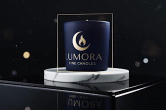 create extremely modern luxury and elegant business logo