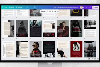 design ebook, lead magnet, workbook, freebie, and canva template