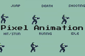 create pixel art character sprite pixel art animation rpg dnd indie game art