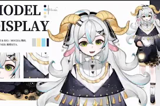 design and facerig nsfw vtuber, live2d model, vtuber model and vtube studio