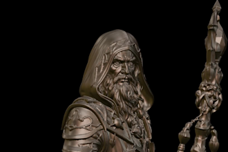 create a stylized 3d character or creature sculpt
