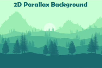 create 2d game background and parallax environment for unity