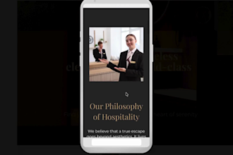 design responsive canva website landing page or portfolio