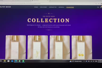 design an elegant luxury website for your brand
