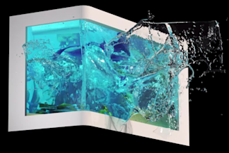 do 3d billboard anamorphic animation