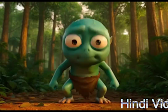 create complete funny or serious animation videos in hindi or english