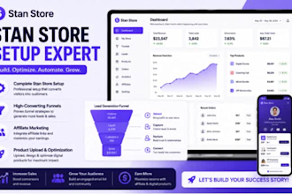stanstore affiliate setup, stan store lead generation, stanstore product upload