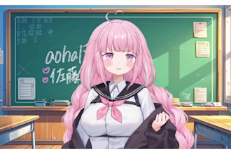 design live2d vtuber model 2d  vtuber model vtuber rigging anime vtuber model