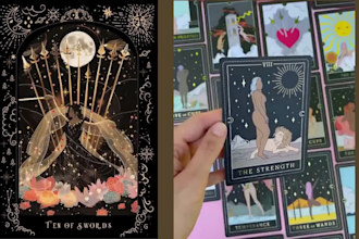 design custom tarot card, tarot deck, oracle deck, zodiac astrology card design