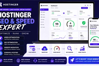hostinger seo, hostinger speed, hostinger hosting, hostinger migrate, domain