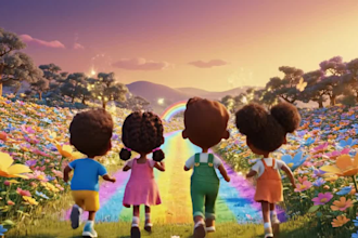 produce ai kids nursery rhymes animation children music podcast kids song