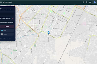 develop interactive gis dashboards, mapping applications