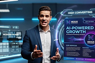 be ur ai flyer designer,ai animation motion flyer, poster for business and event