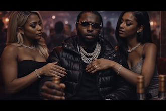 create rap music video, drill music video, phonk music vid eo lip sync