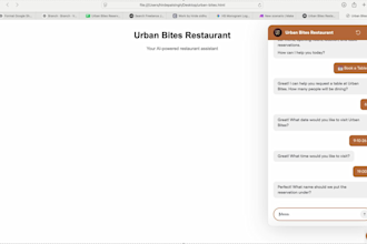 build an ai chatbot for your restaurant or small business