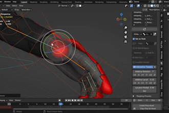 rectify 3d character rig, mesh distort, broken bends, bone mapping, ik fk switch
