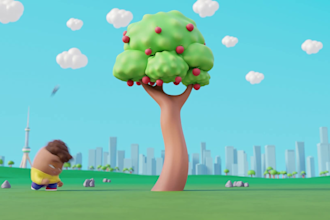 animate 3d humanoid characters for children content
