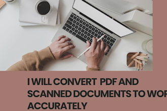 convert PDF to word or excel, and scanned documents