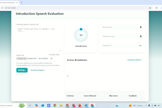 create a fast paced web and ai platform