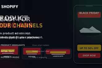 black friday video ads cyber monday b roll for shopify and ecommerce stores