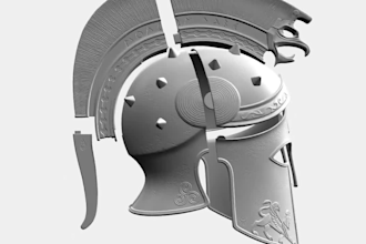 do custom 3d mask 3d helmet 3d cosplay futuristic mask printable mask oni mask