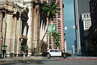 do cgi vfx 3d motorcycle chase and police pursuit animation in blender or ue5