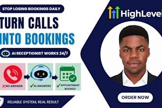 build gohighlevel vapi ai voice receptionist to book appointments for med spas