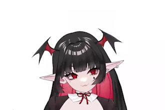 design custom 3d vtuber model 3d avatar with arkit face tracking and rigging