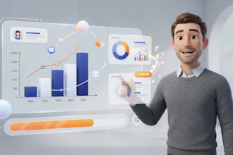 create elearning video courses, online course and training videos with ai