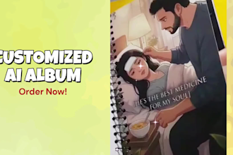 create a 2k custom ai animated storybook printable about you