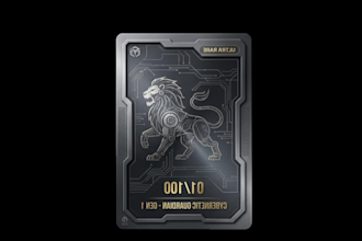 create 3d nft card and trading card animation