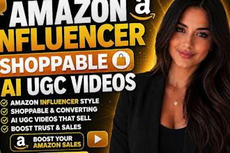 create amazon influencer shoppable ai ugc videos